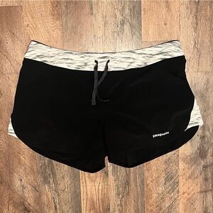 Patagonia Women's Black and Gray Athletic Shorts